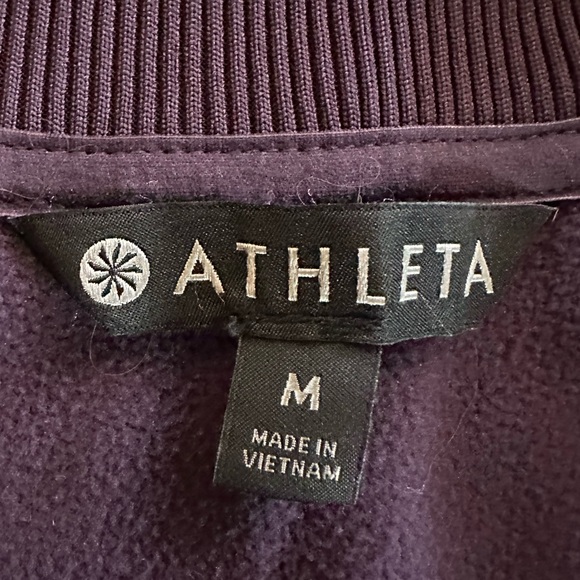 Athleta Women's Activewear Athletic Shanti Jacket Powervita Purple - Picture 3 of 8